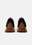 New Balance 327 Women's Sneaker in Black/White Back View