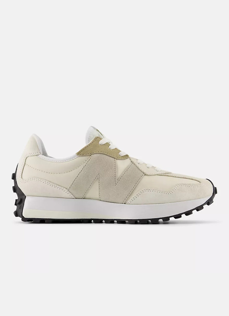 New Balance Women's 327 Sneaker in Linen/Sea Salt
