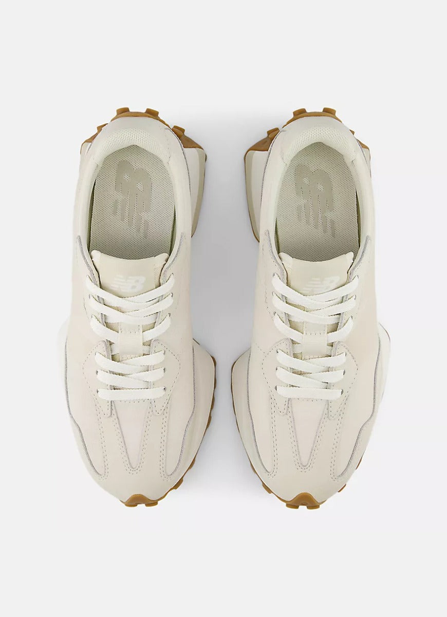 New Balance Women's 327 Sneaker in Linen Top View