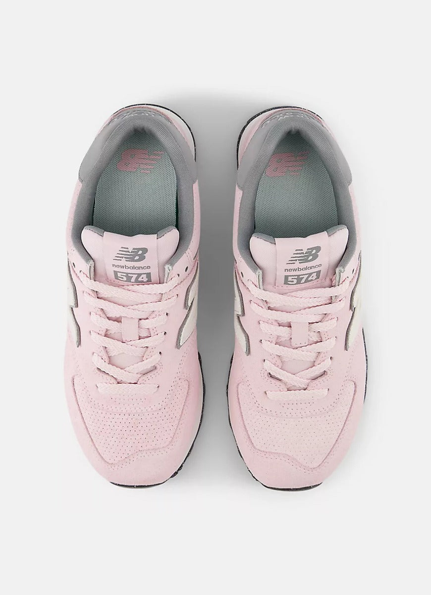 New Balance Women's 574 Sneaker in Rose Sugar Top View