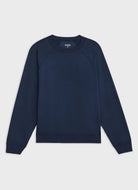 Splits59 Andie Oversized Fleece Sweatshirt in Indigo Product Shot View