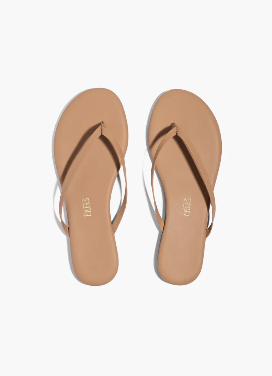 TKEES Lily Nudes Flip Flops in Cocobutter