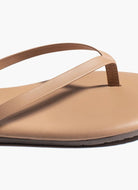 TKEES Lily Nudes Flip Flops in Cocobutter Close Up View
