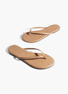TKEES Lily Nudes Flip Flops in Cocobutter Top View