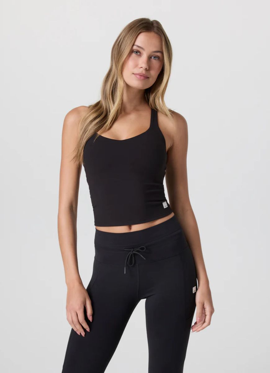 Vuori Women's Dynamic Tank Top in Black