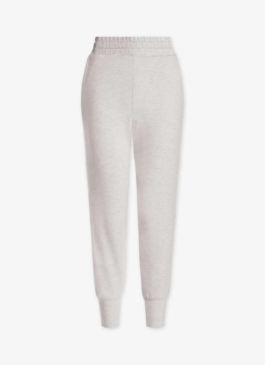 Varley The Slim Cuff Pant 25 in Ivory Marl Product Shot View