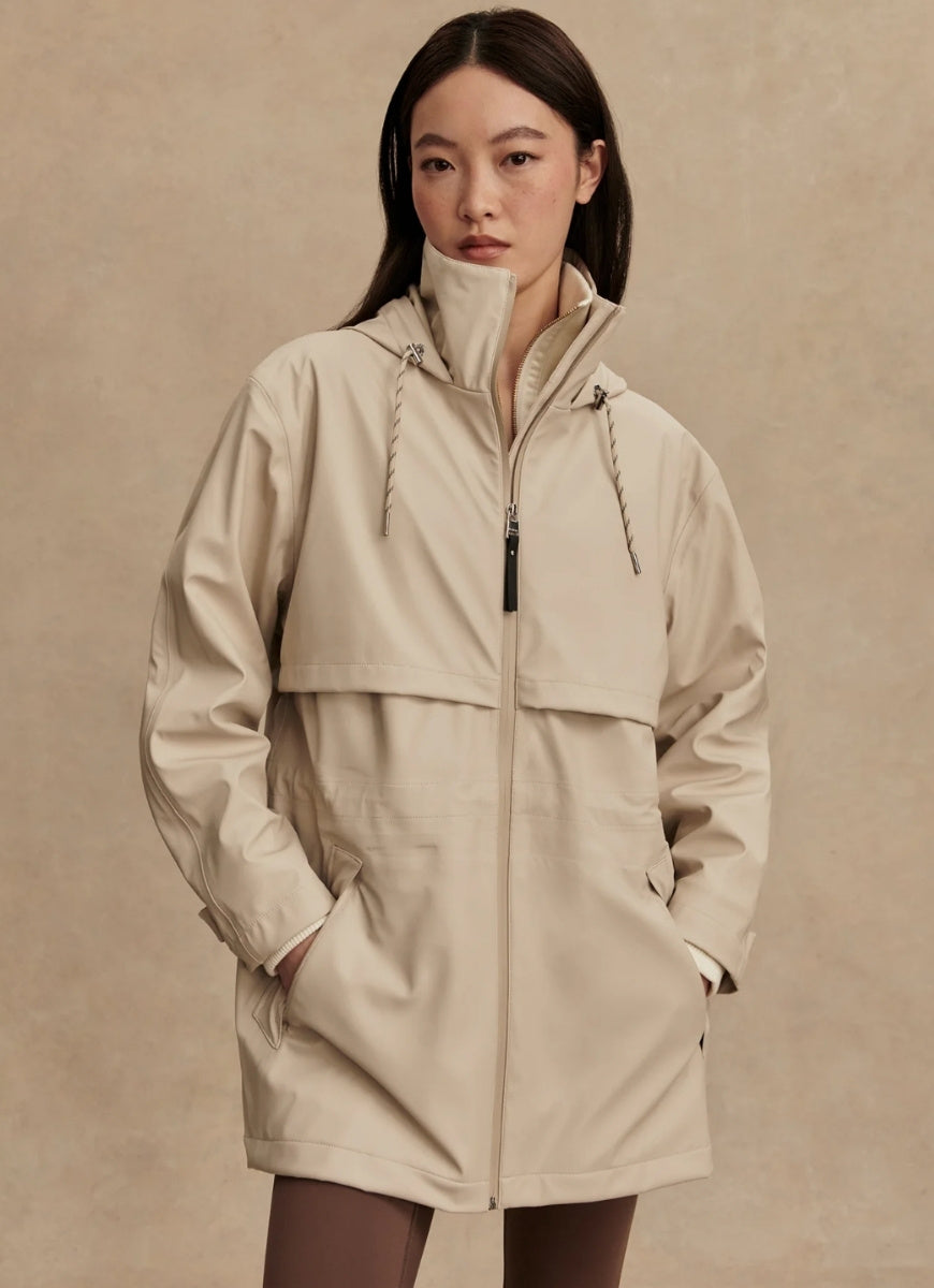 Varley Alyssa Rain Jacket in Silver Lining