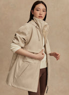 Varley Alyssa Rain Jacket in Silver Lining Side View