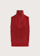 Varley Amina Half Zip Knit in Lava Falls Product Shot View