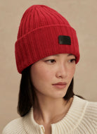 Varley Elva Chuky Rib Beanie in Red Dahlia