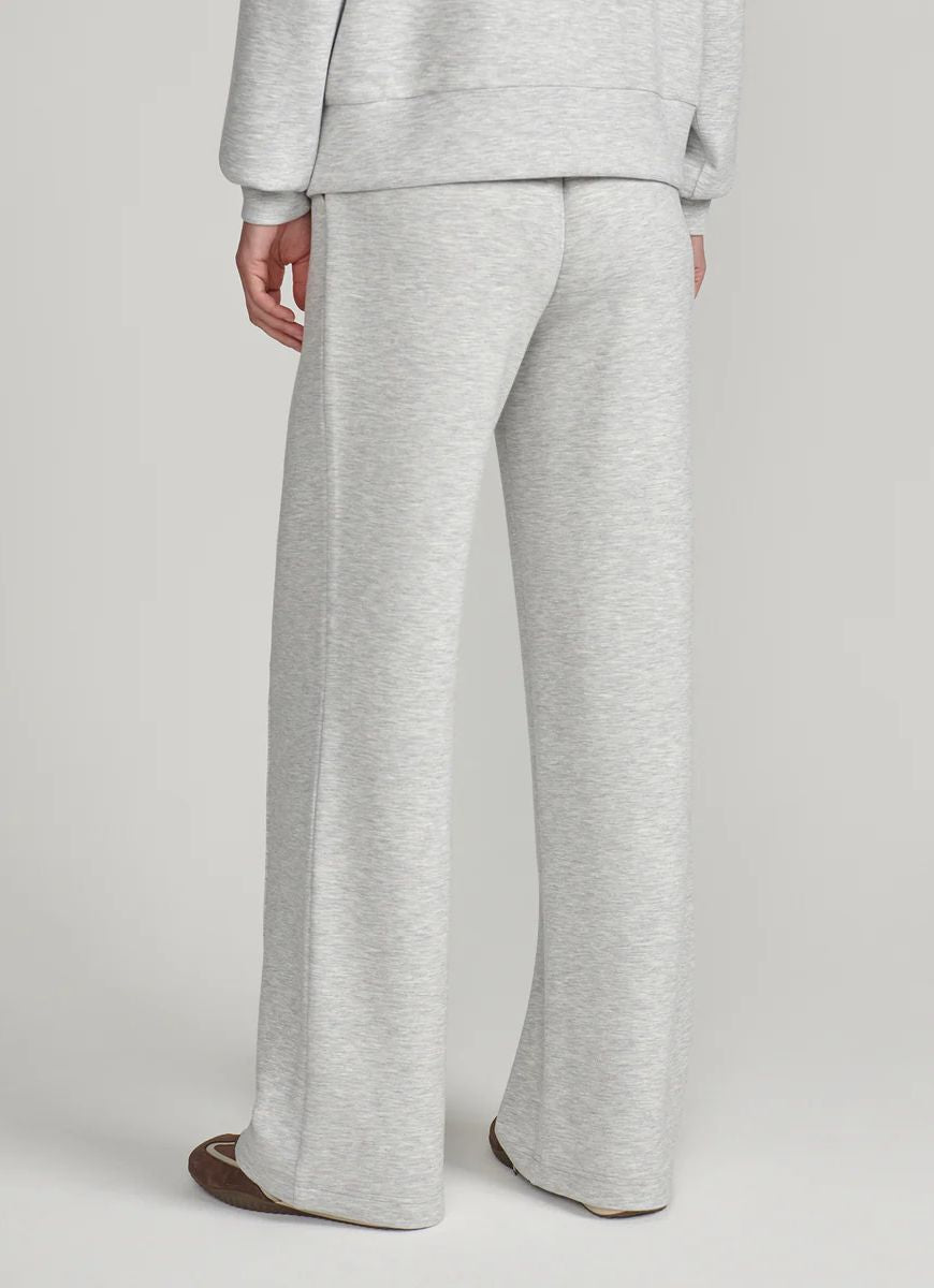 Varley The Wide Leg Pant 30” in Light Grey Marl