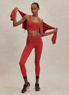 Varley Freesoft High Rise Legging 25” in  Lava Falls Full Length Front View