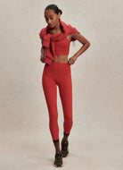 Varley Freesoft High Rise Legging 25” in  Lava Falls Front View