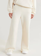 Aviator Nation Wide Leg Women’s Pocket Sweatpants in Vintage White