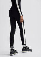 Varley Aiden Knit Legging in Black Back View