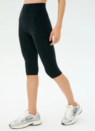 Splits59 Airweight High Waist 16” Cropped Legging in Black Side View