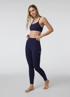 Vuori AllTheFeels Sports Bra in Jet Full Length Front View