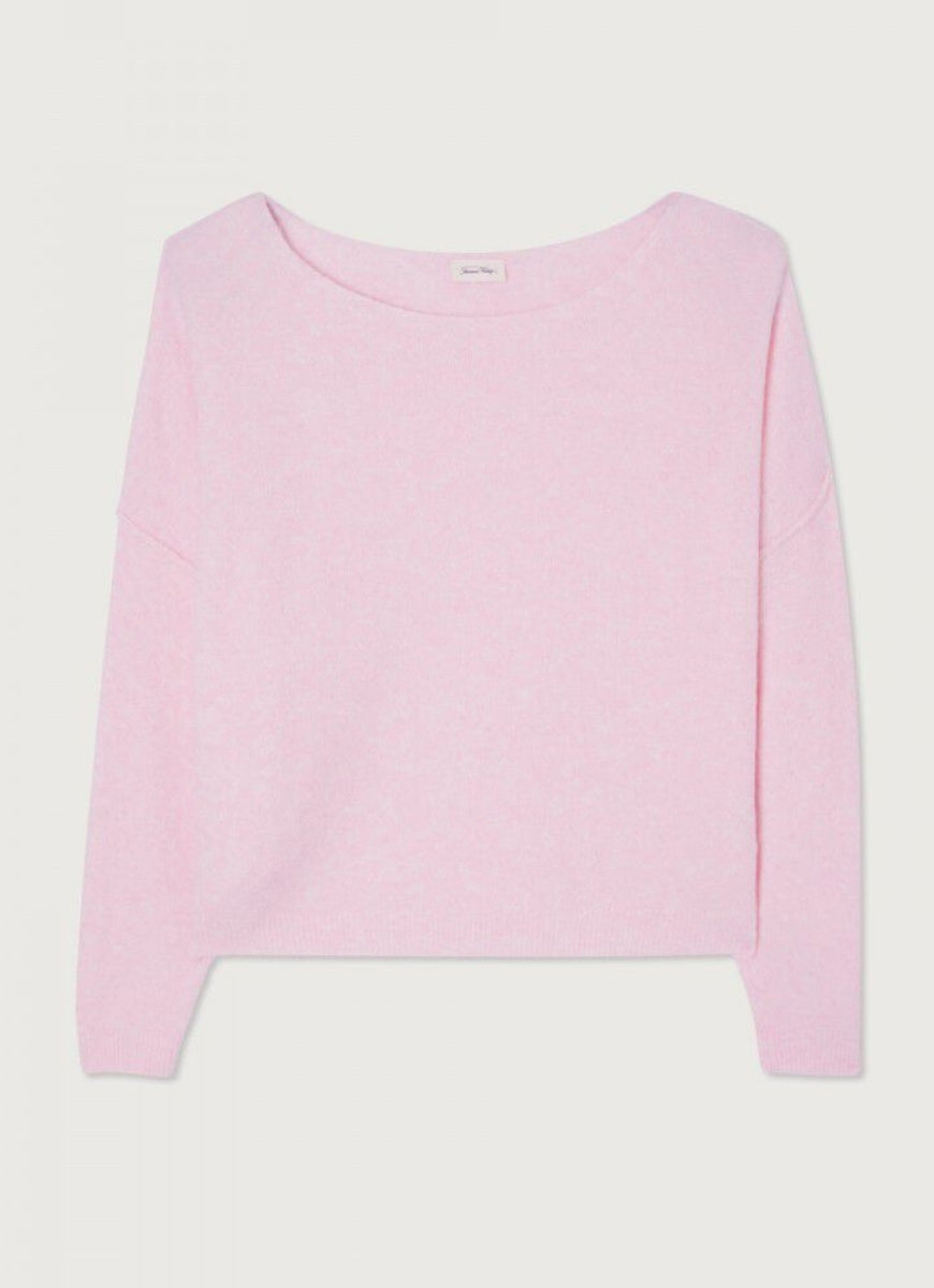 American Vintage Damsville Pullover Sweater in Dragee Chine Product Shot View