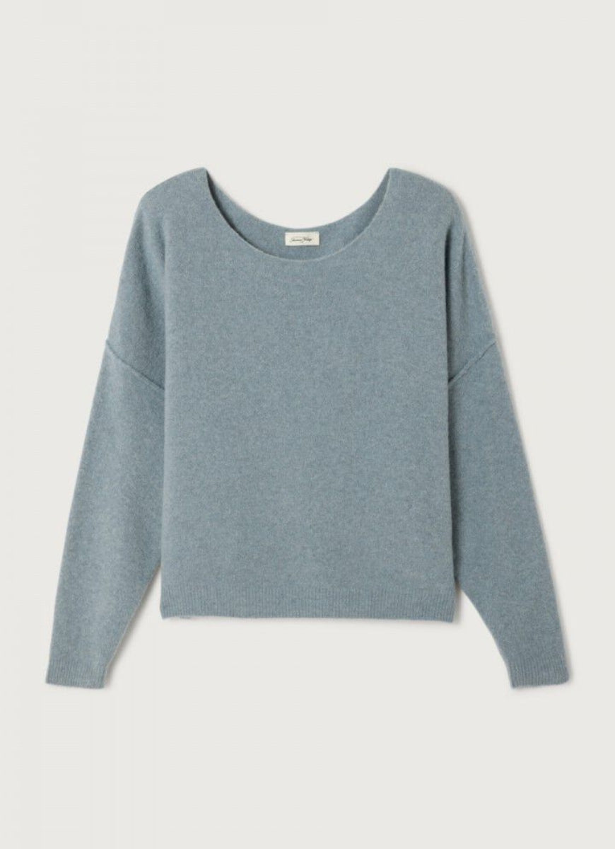 American Vintage Damsville Pullover Sweater in Orage Chine Product Shot View