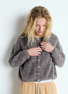 American Vintage Vitow Cardigan in Acier Chine