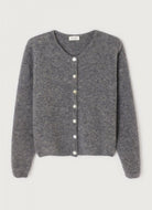 American Vintage Vitow Cardigan in Acier Chine Product Shot View