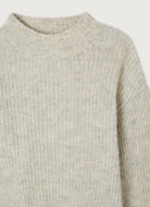 American Vintage East Sweater in Poudreuse Chine Close Up View