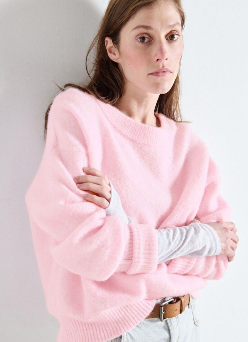 American Vintage Vitow Sweater in Dragee Chine