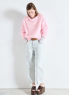 American Vintage Vitow Sweater in Dragee Chine Alternate Full Length Front View