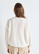 American Vintage Vitow Sweater in Blanc Back View