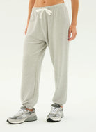 Splits59 Andie Oversized Fleece Sweatpant in Heather Grey