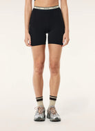 P.E Nation Avant 5” Bike Short in Black/Biscuit