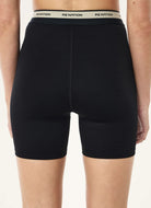 P.E Nation Avant 5” Bike Short in Black/Biscuit Close Up Back View
