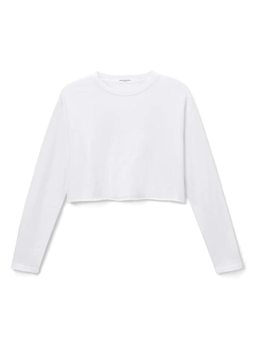 Perfect White Tee Candace Long Sleeve Tee in White