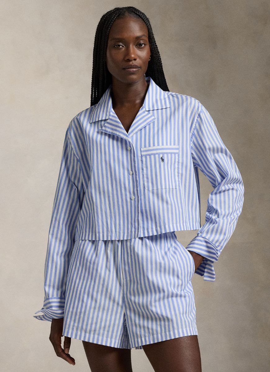 Polo Ralph Lauren Crop Top And Boxer PJ Set