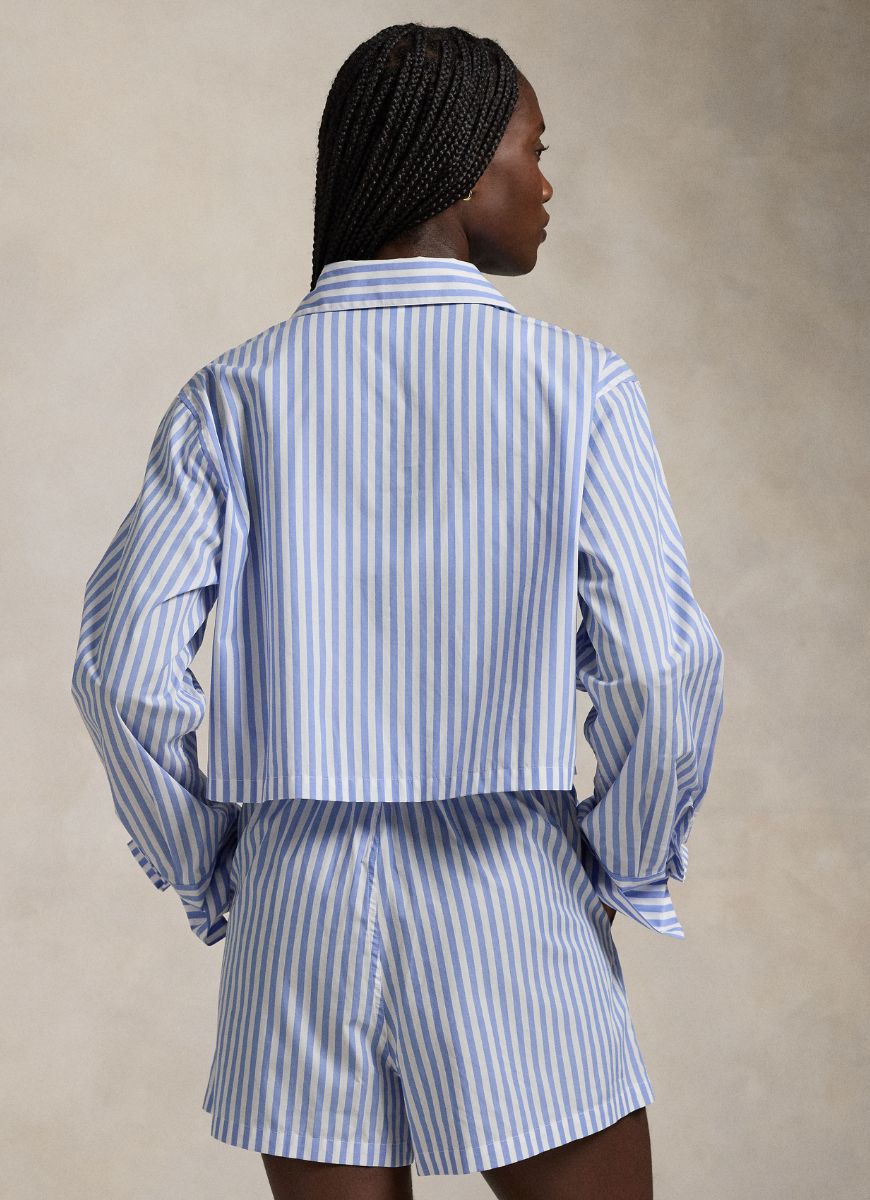 Polo Ralph Lauren Crop Top And Boxer PJ Set Back View
