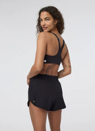 Vuori Dynamic Sports Bra in Black Back View