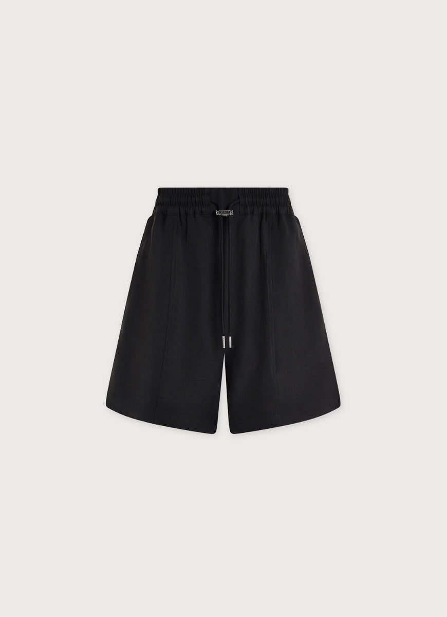Varley Esmond Mid Rise Short 3” in Black Product Shot View