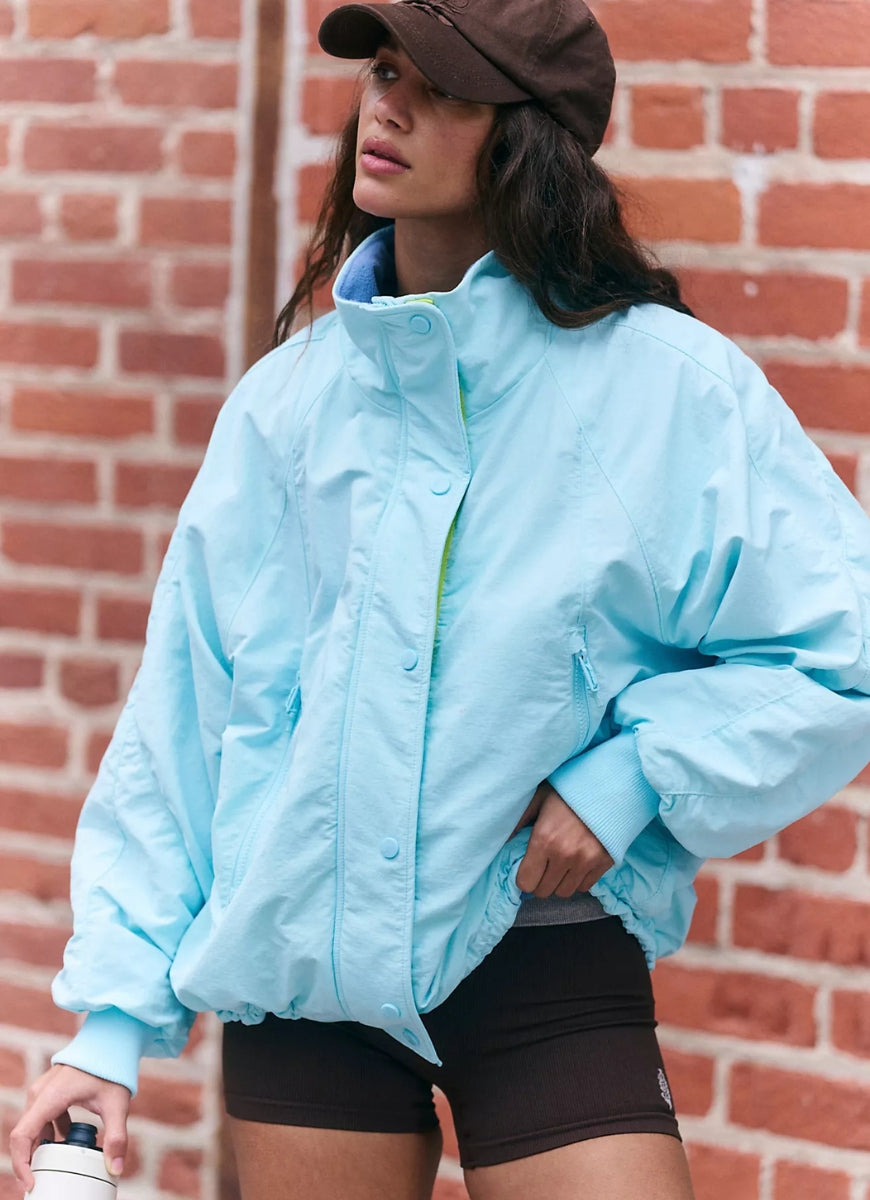 Free People Field Tripper Jacket in Cool Down Combo Front View