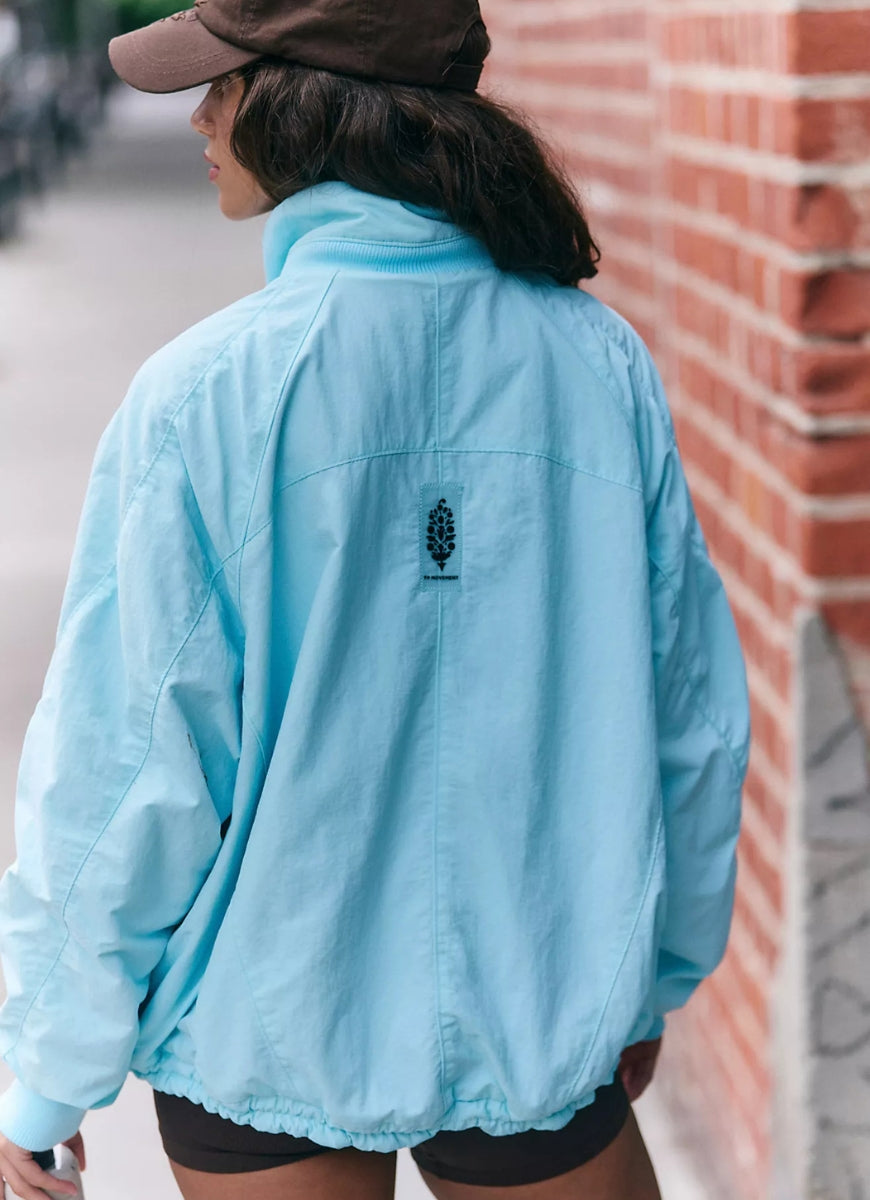 Free People Field Tripper Jacket in Cool Down Combo Back View