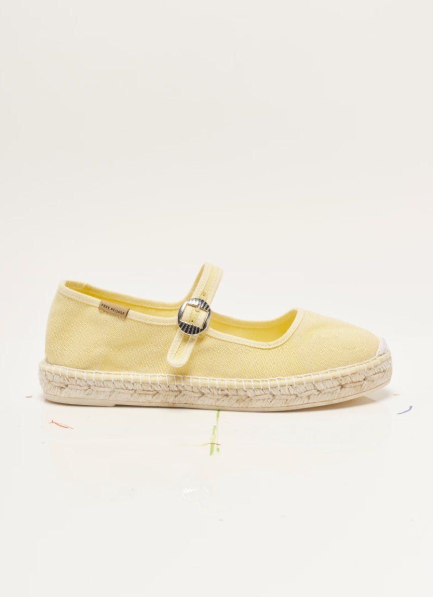 Free People Oasis Mary Jane Espadrilles in Sunkissed Yellow