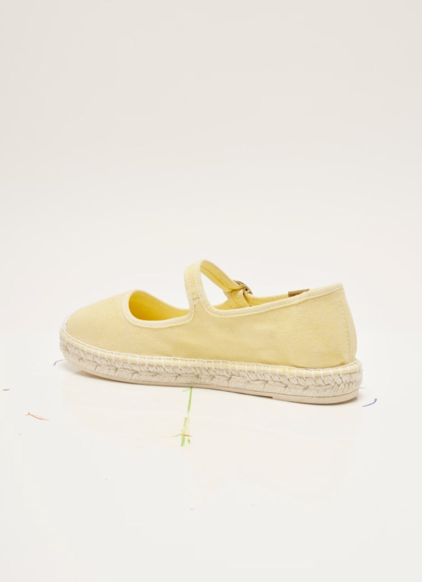 Free People Oasis Mary Jane Espadrilles in Sunkissed Yellow Side View