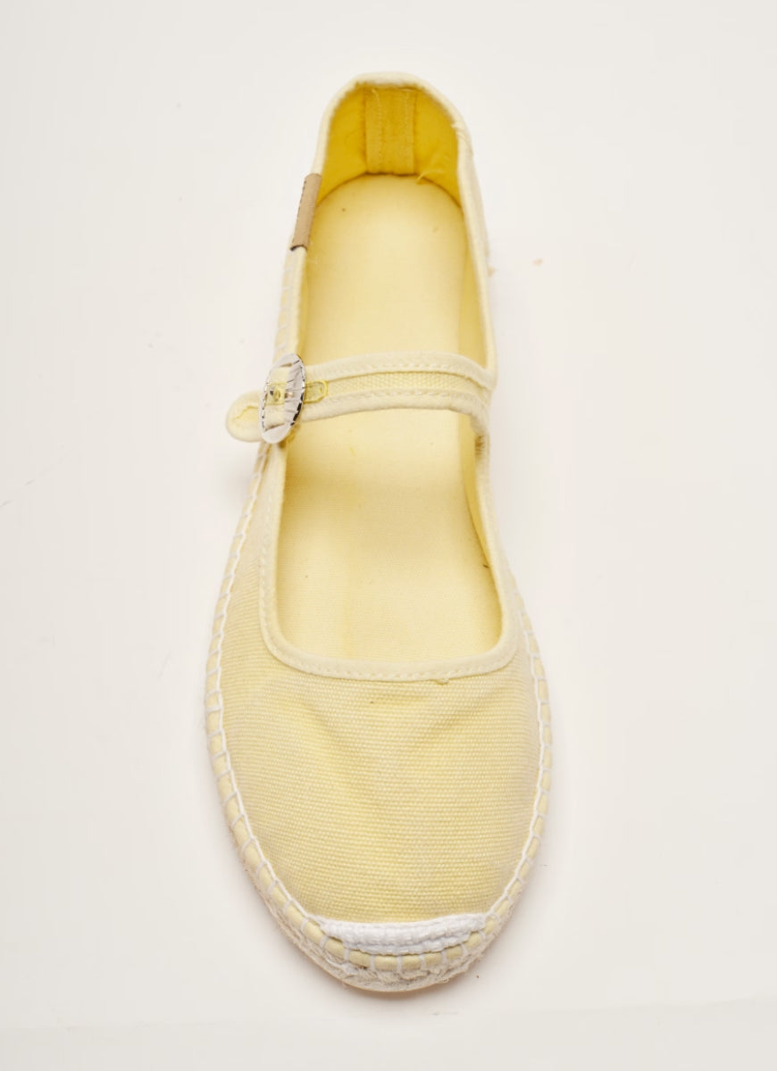 Free People Oasis Mary Jane Espadrilles in Sunkissed Yellow Top View