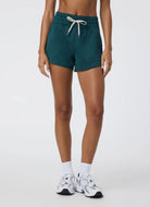 Vuori Women's Halo Performance Short 2.0 in Moss Heather