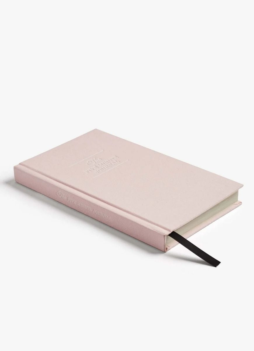Intelligent Change The Five Minute Journal in Blush Pink Side View