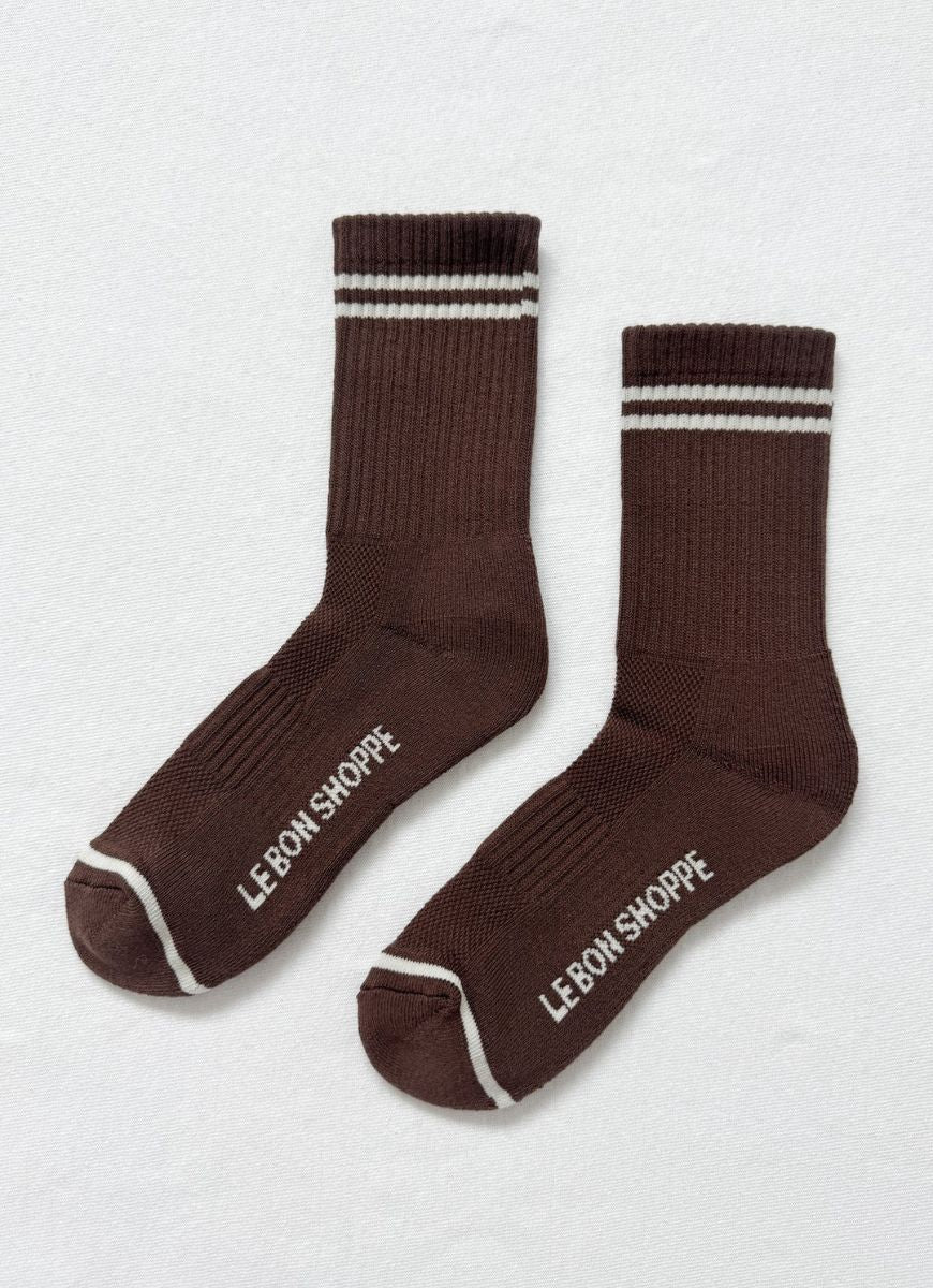 Le Bon Shoppe Boyfriend Socks in Wood