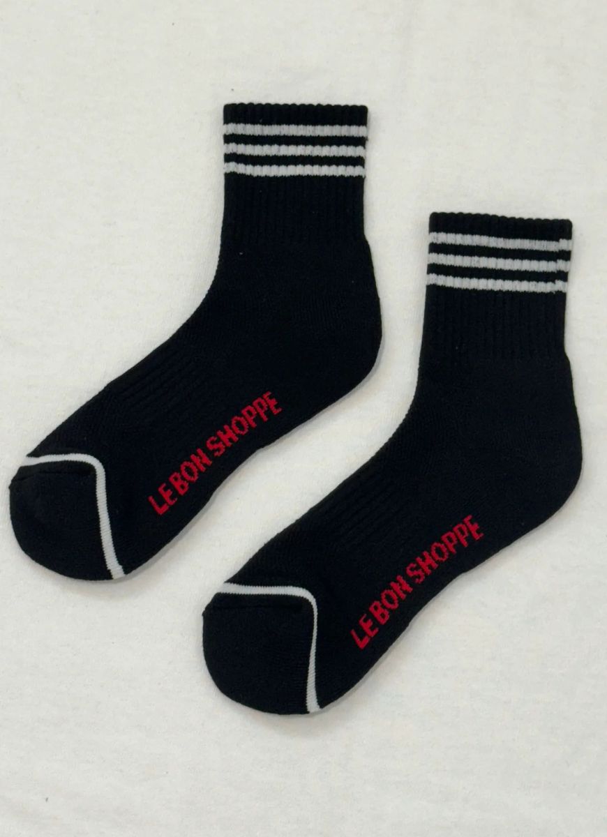 Le Bon Shoppe Girlfriend Socks in Black