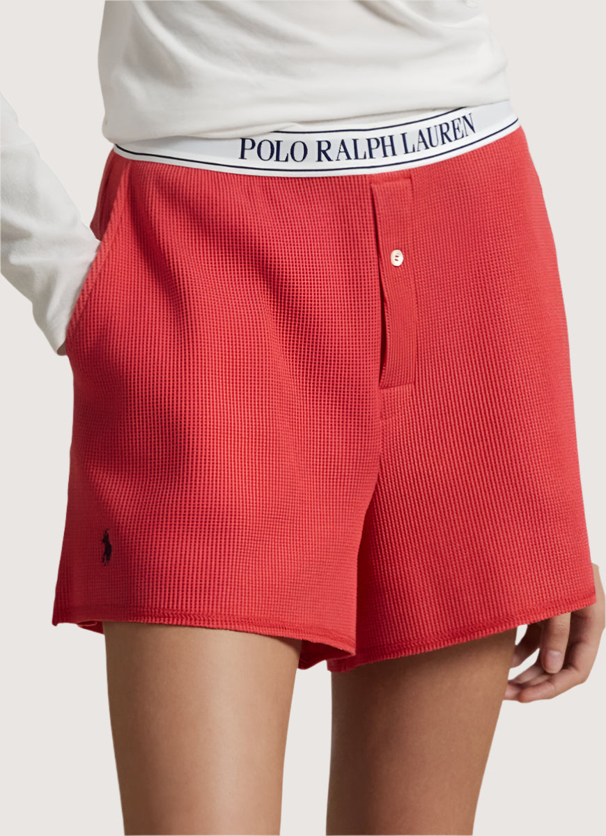 Polo Ralph Lauren Waffle Boxer Short in Nantucket Red