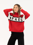 Lyla + Luxe Benson Mockneck Sweater in Red