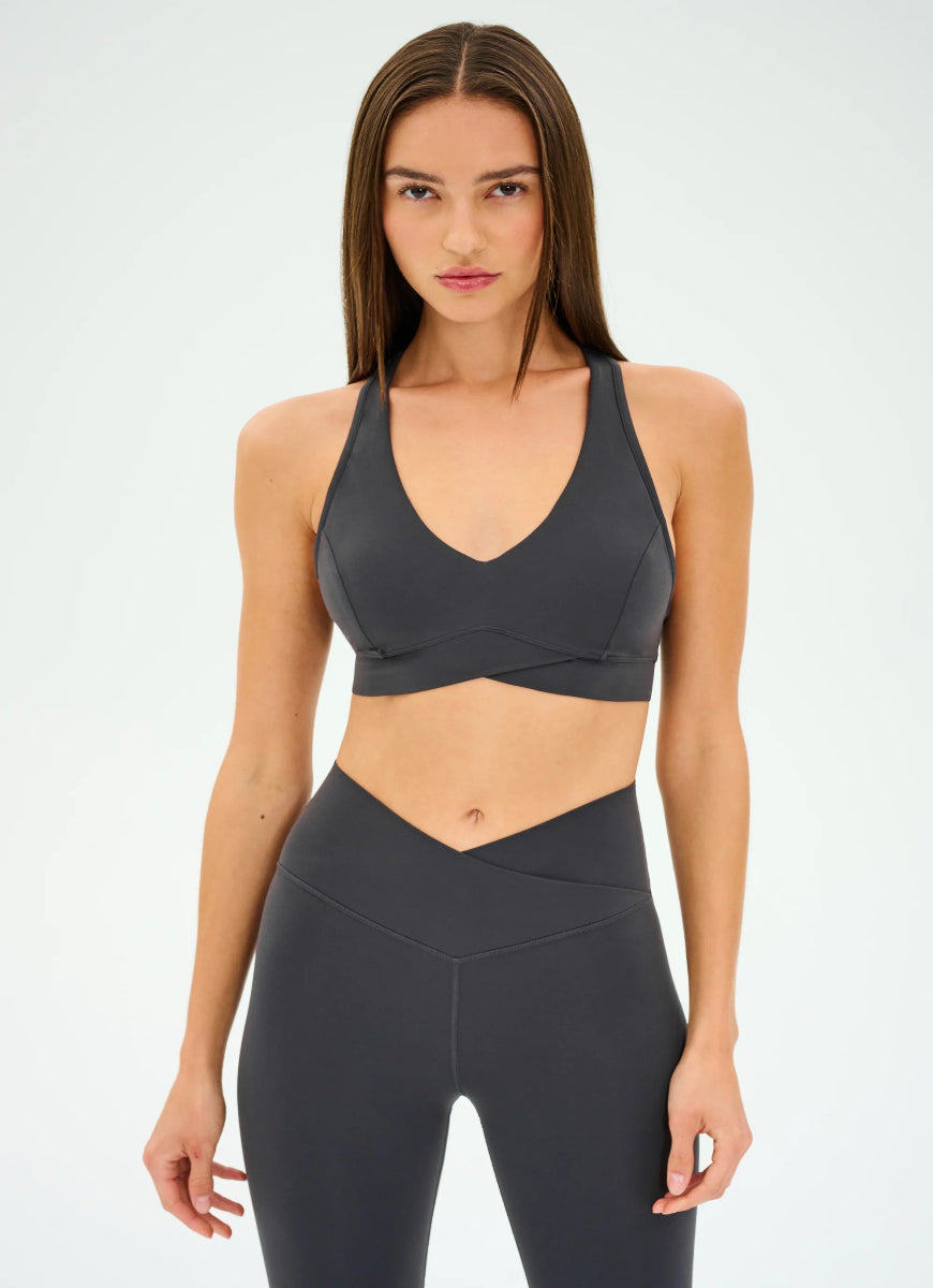 Splits59 Mia Rigor Sports Bra in Graphite