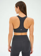 Splits59 Mia Rigor Sports Bra in Graphite Back View
